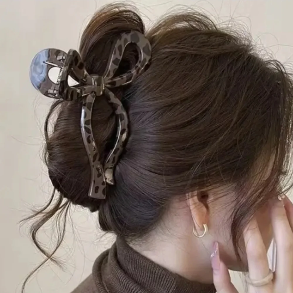 Leopard Print Claw Clip Hair Accessories